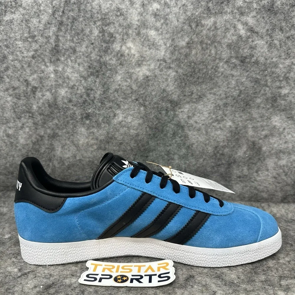 Sporting Kansas City X Adidas Gazelle Shoes Mens Sz 8.5 Blue IH2628 MLS Archive